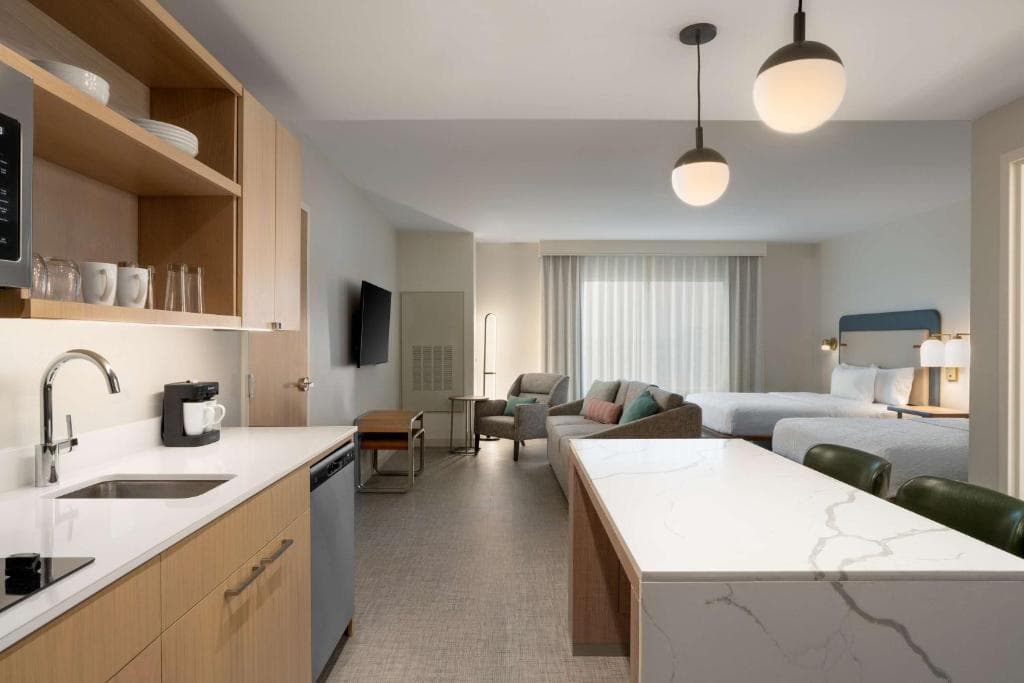 Hotel kitchen vanities made in USA